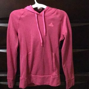 Pink adidas hoodie